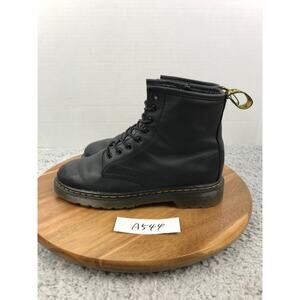 Dr. Martens 1460 J Black Leather Lace Up Casual Lifestyle Daily Boots Womens 5